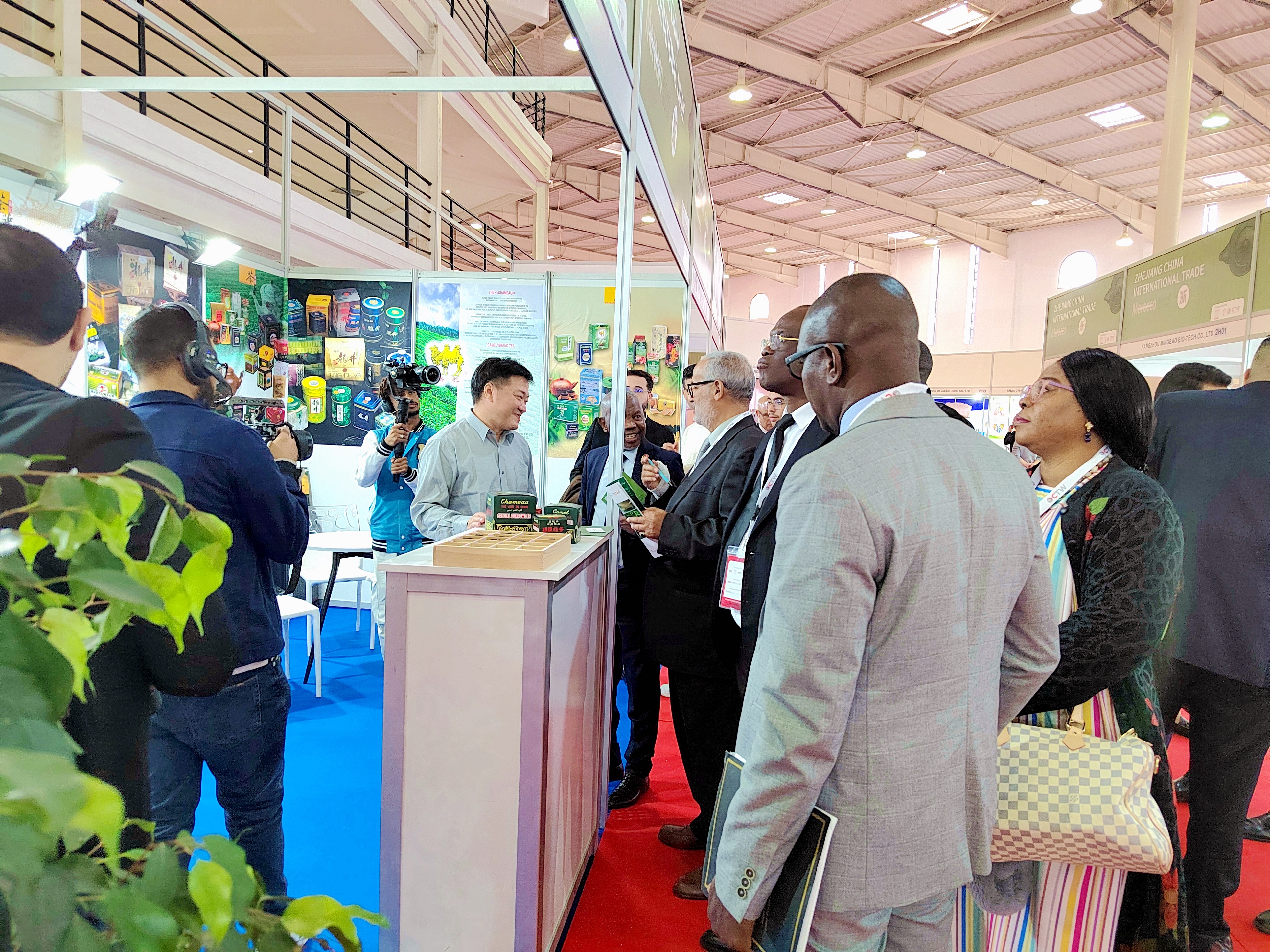 浙茶集團參加2023年（非洲）摩洛哥食品展